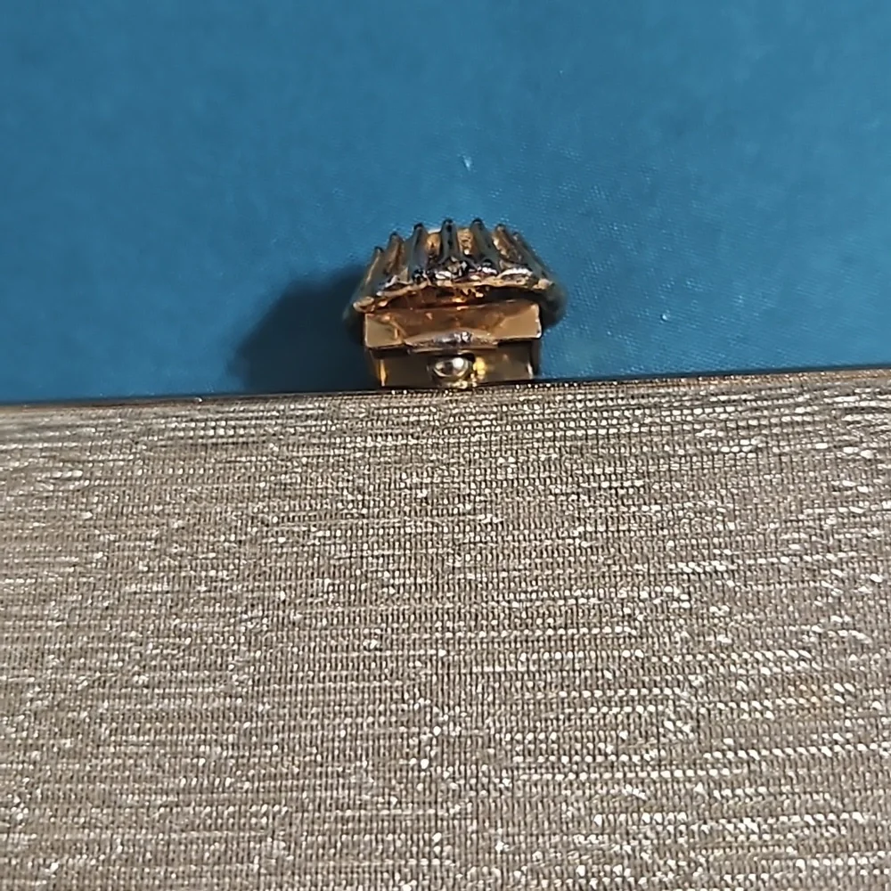 Vintage gold clutch
